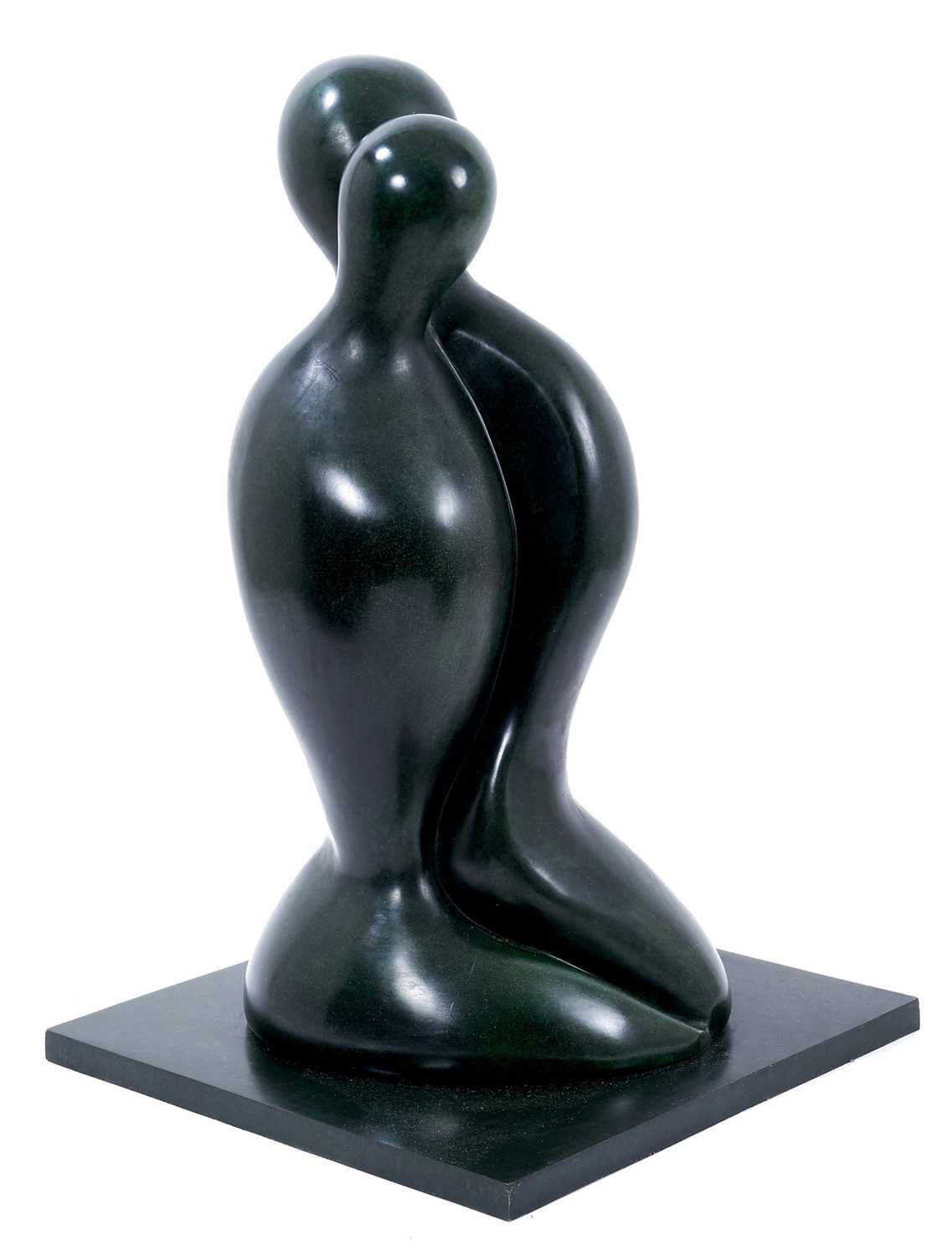 Lot 638 - Richard Hudson (b. 1954), bronze - Embrace