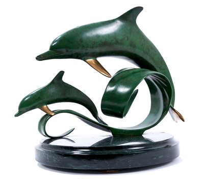 Lot 606 - Scott Hanson (contemporary) bronze and patinated bronze