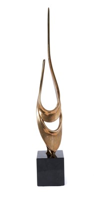 Lot 628 - John Bennett (contemporary) bronze, Evolution II bronze