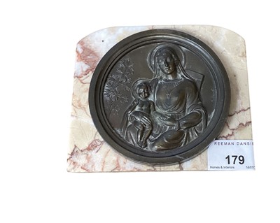 Lot 179 - Artaud bronze mother and child