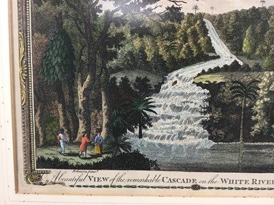 Lot 862 - Agostino Brunias (c.1730-1796) pair of hand coloured engravings - "A Cudgelling Match between English and French Negroes" and "Negroes Dance in the Island of Dominica"