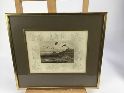Lot 230 - Frank Paton (1855-1909) group of five sporting etchings