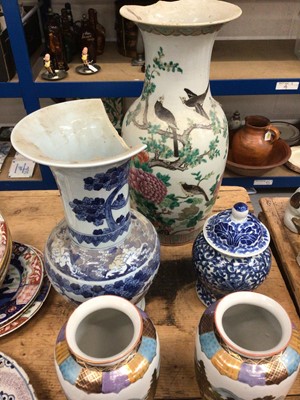 Lot 19 - Group of 18th century and later Chinese and Japanese porcelain and enamel ware
