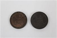 Lot 2357 - G.B. George III copper Twopence - 1797 (x 2),...