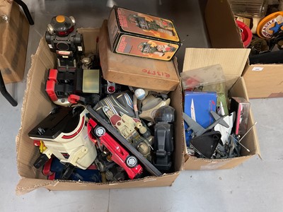 Lot 450 - Collection of vintage and playworn diecast toys, including Sci-Fi related