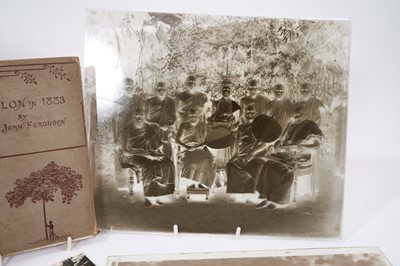 Lot 779 - Collection of Charles Thomas Scowen (1852-1948) negative glass plates, depicting Ceylon. Provenance: discovered in his house, Hill View, St Edmunds Lane, Bures, by later house owners