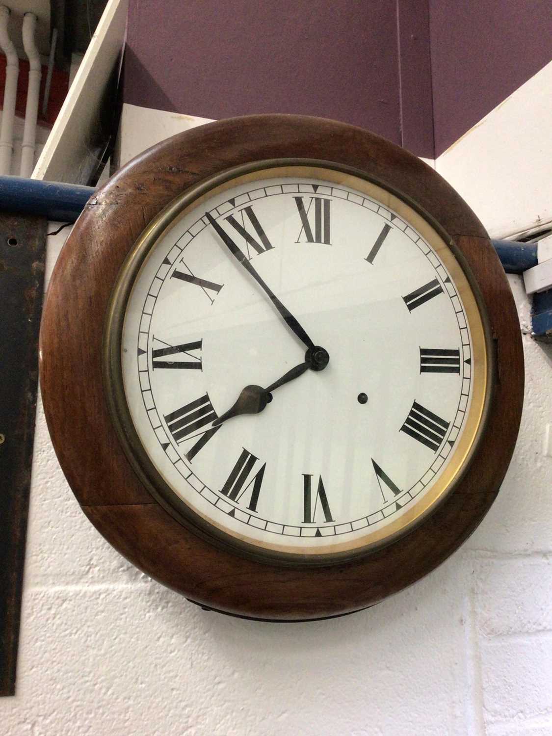 Wall Dial Lot 281 - Mahogany cased wall dial