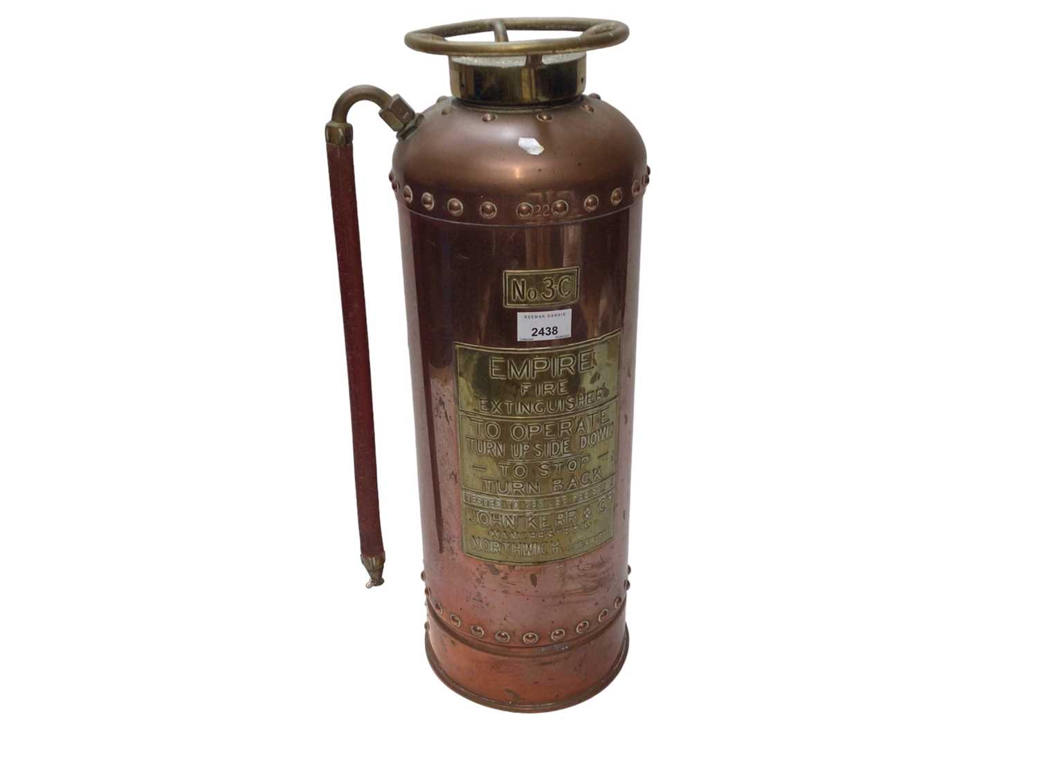 Lot 2438 - Vintage fire extinguisher