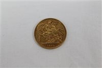 Lot 2373 - G.B. Victoria O.H. gold Two Pound Coins - 1893....