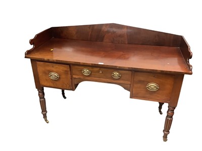 Lot 1327 - 19th century mahogany serving table