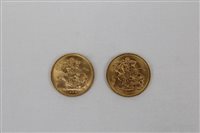 Lot 2377 - G.B. Elizabeth II gold Sovereigns - 1968 (x 2)....