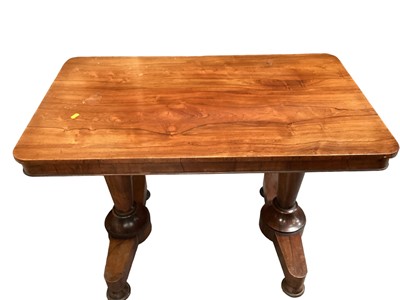 Lot 1250 - Nineteenth century rosewood library table