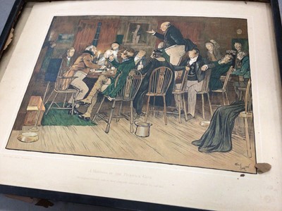 Lot 664 - Set of seven Cecil Aldin prints from the Pickwick series