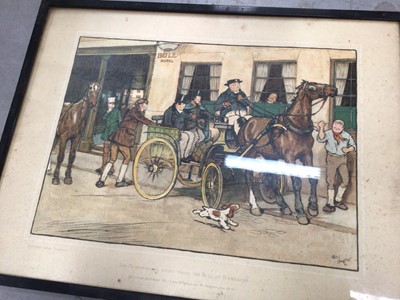 Lot 664 - Set of seven Cecil Aldin prints from the Pickwick series