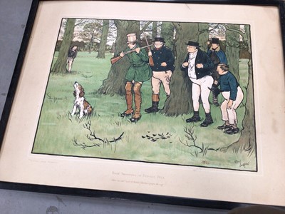 Lot 664 - Set of seven Cecil Aldin prints from the Pickwick series