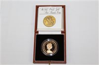 Lot 2380 - G.B. Elizabeth II Gold Proof Five Pounds -...