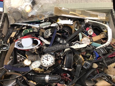 Lot 1055 - Collection of various wristwatches and watch parts