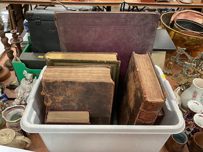 Lot 463 - Group of leather bound books