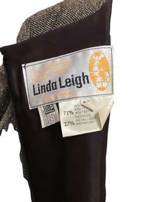 Lot 2060 - Selection of 1960's clothing including black wool dress by Dolly Rockers, cream lace top dress by Cresta, pink crepe column dress with silver dots by Blanes, column dress with side button detail  a...