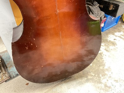 Lot 110 - Early 20th century German three-quarter size double bass