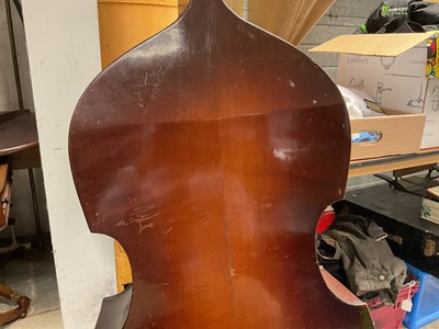 Lot 110 - Early 20th century German three-quarter size double bass