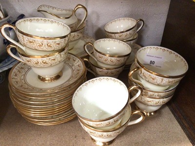 Lot 80 - Hammersley porcelain coffee set retailed by T Goode & Co. A New Chelsea porcelain teaset and other decorative china