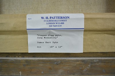 Lot 904 - *James Hart Dyke (born 1966) oil on canvas "Prayer flag pole, Jang Monastery" signed and dated 2003