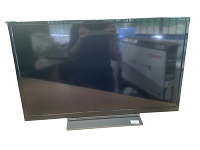 Lot 128 - 32" Toshiba smart TV together with 40" Technika LED TV
