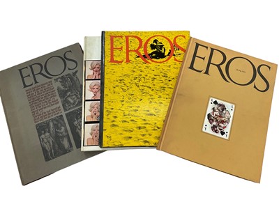 Lot 357 - Four books - Eros, 1962, volume 1 numbers 1- 4, edited by Ralph Ginzburg