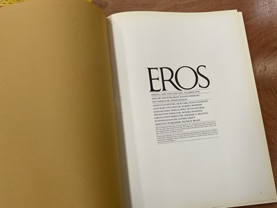 Lot 357 - Four books - Eros, 1962, volume 1 numbers 1- 4, edited by Ralph Ginzburg