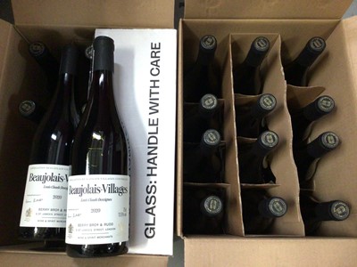 Lot 311 - Eighteen bottles of Berry Bros & Rudd red wine- Beaujolais- Villages, Louis Claude Desvignes, 2020