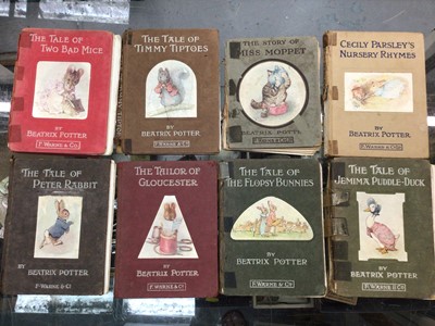 Lot 380 - Eight early Beatrix Potter books