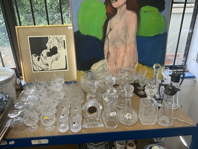 Lot 233 - Collection of cut glass