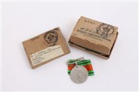 Lot 2453 - Second World War Medals group in box of issue -...