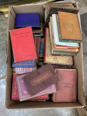 Lot 699 - Two boxes of antiquarian books.