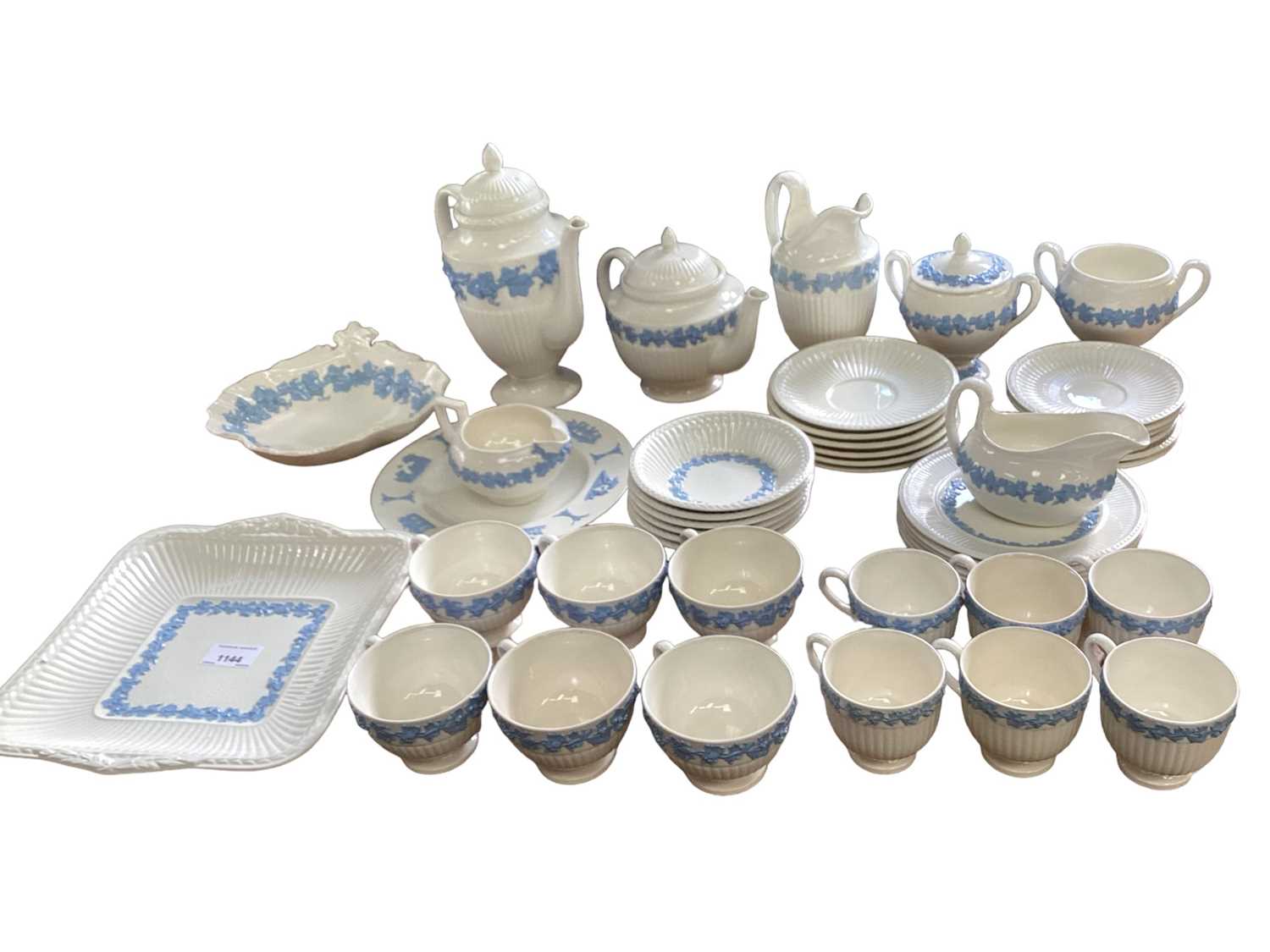 Lot 1144 - Wedgwood Queensware tea and coffee set (49