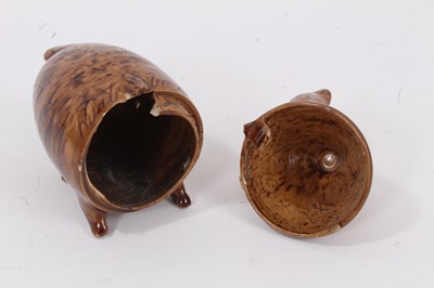 Lot 43 - Rye pottery treacle-glazed Sussex pig