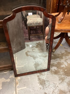 Lot 1322 - 19th century arched wall mirror