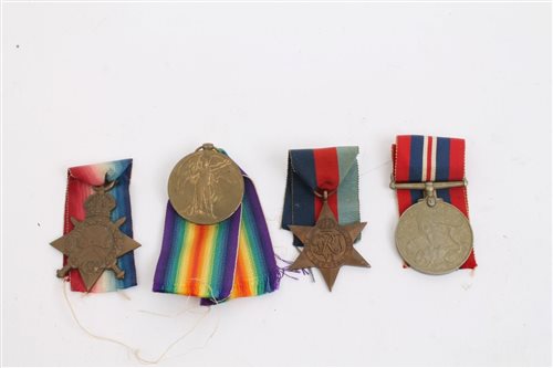 Lot 2467 - First World War 1914 - 1915 Star, named to...