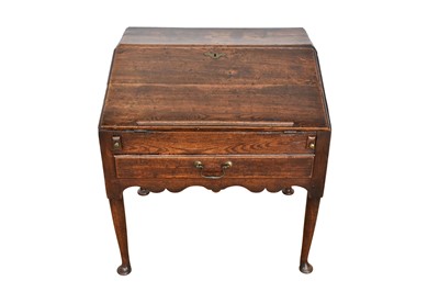 Lot 1215 - Mid-18th century oak desk