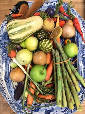 Lot 1243 - Collection of artificial fruit and vegetables