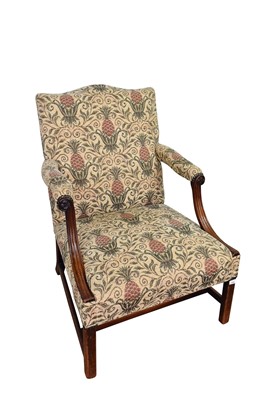 Lot 1256 - 18th century Gainsborough armchair