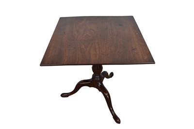 Lot 1258 - George II mahogany occasional table with square top