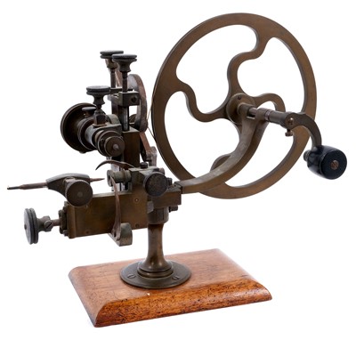 Lot 1263 - Victorian watchmakers' lathe