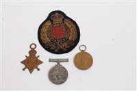 Lot 2478 - First World War trio - comprising 1914 - 1915...