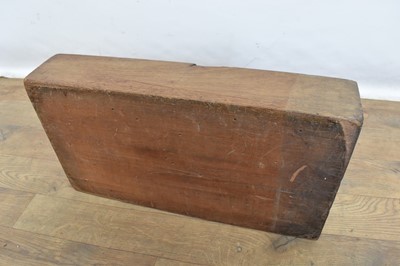 Lot 1404 - 19th century treen dished cash counter