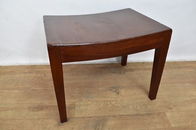 Lot 1289 - Georgian mahogany stool