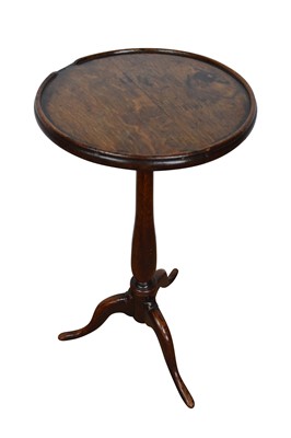 Lot 1291 - Primitive Georgian oak wine table