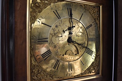 Lot 618 - John Edgecombe, Bristol - George III oak cross banded longcase clock