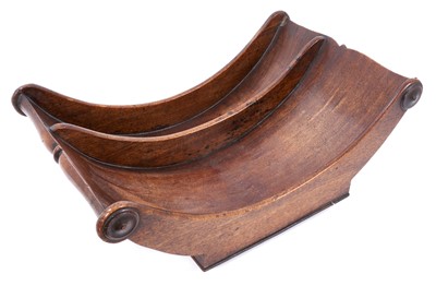 Lot 1332 - Georgian mahogany cheese coaster